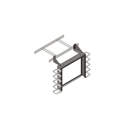 Chatsworth Products Cpi CABLE RUNWAY PATCH PANEL RACK, W/SIDE STRINGER BRACKETS 13395-704